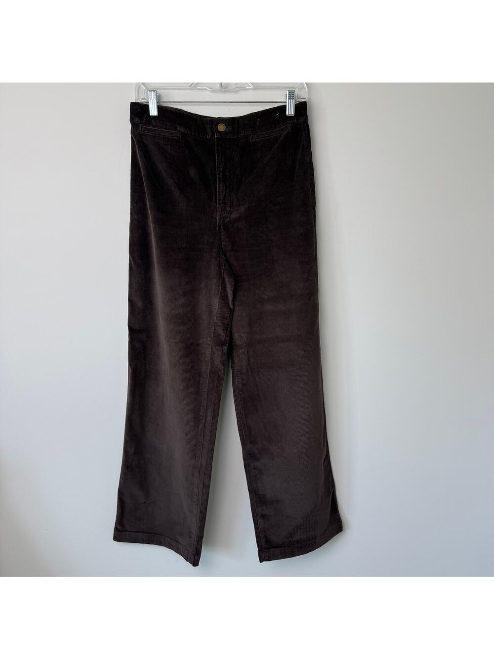 Madewell Brown Emmett Wide Leg Corduroy Pants Size 27